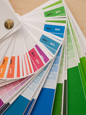 Pantone-Farbnummern nach PMS