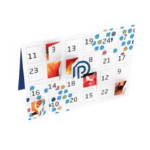 Cartes de vœux « calendrier de l'avent »