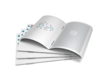 Brochures avec reliure par agrafe