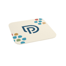 Square coasters 93×93 mm 