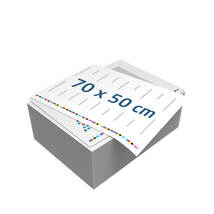 Printed Sheets 70x50 short grain