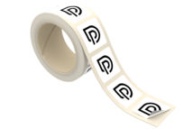 Labels on roll