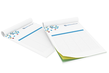 NCR pads without sheet divider