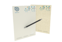 Letterhead on exclusive material