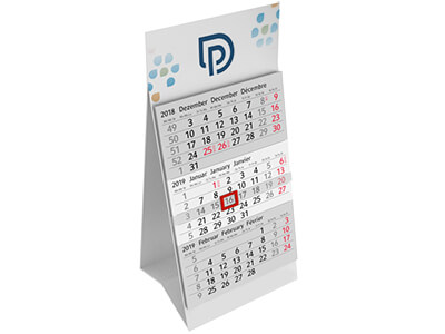Il mini calendario da scrivania 