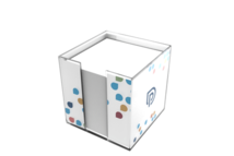 Memo boxes, transparent PVC