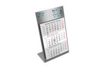 Calendrier annuel avec support métallique