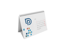 Staande Wire‑O bureaukalender (classic)