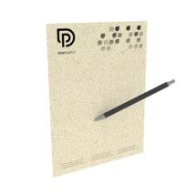 Papier firmowy z papieru z włókien trawy